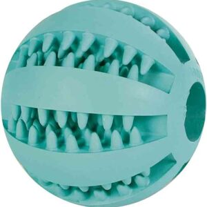 Trixie Denta Fun Natural Rubber Mint Flavour Baseball, 7 cm