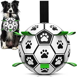 HETOO Dog Ball, Dog Toy Ball with Rope